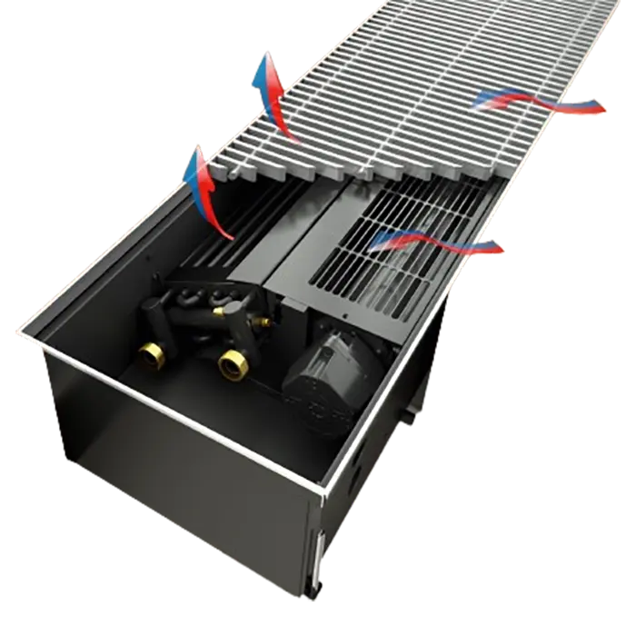 Внутрипольный конвектор Kermi Ascotherm eco KC491, 15469